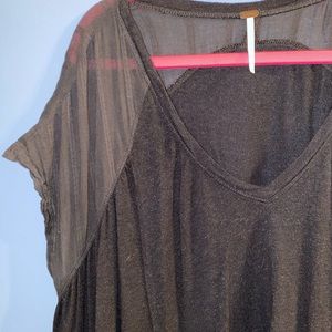 Black free people flowy top (tunic)!